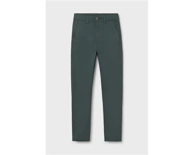 Mayoral pantaloni copii culoarea verde, neted