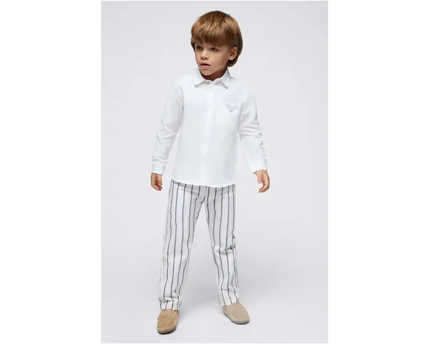 Mayoral pantaloni copii culoarea albastru marin, modelator