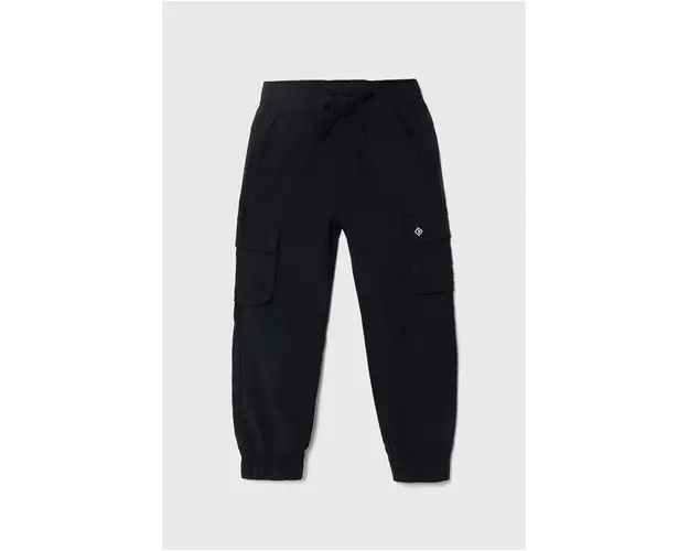 Abercrombie & Fitch pantaloni de trening pentru copii culoarea negru, cu imprimeu