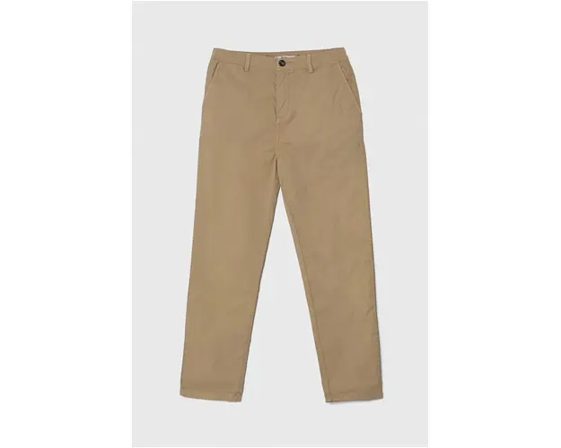 Pepe Jeans pantaloni copii THEODORE culoarea bej, neted