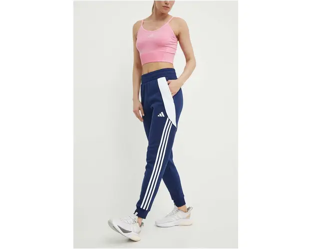 adidas Performance pantaloni de antrenament Tiro 24 culoarea albastru marin, modelator, IS1010