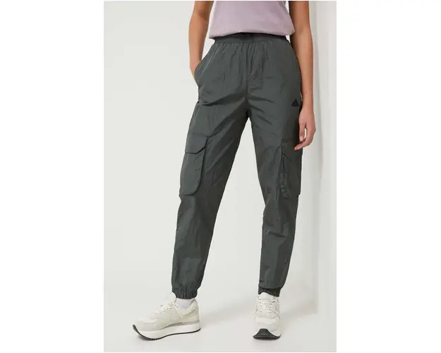 adidas pantaloni culoarea verde, uni IS3018