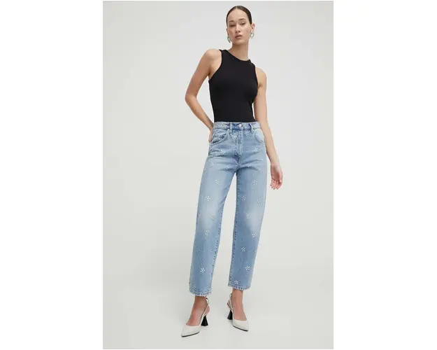 MSGM jeans femei high waist 3641MDP256X.247272