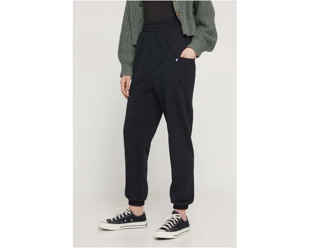 Roxy pantaloni de trening culoarea negru, uni ERJFB03409