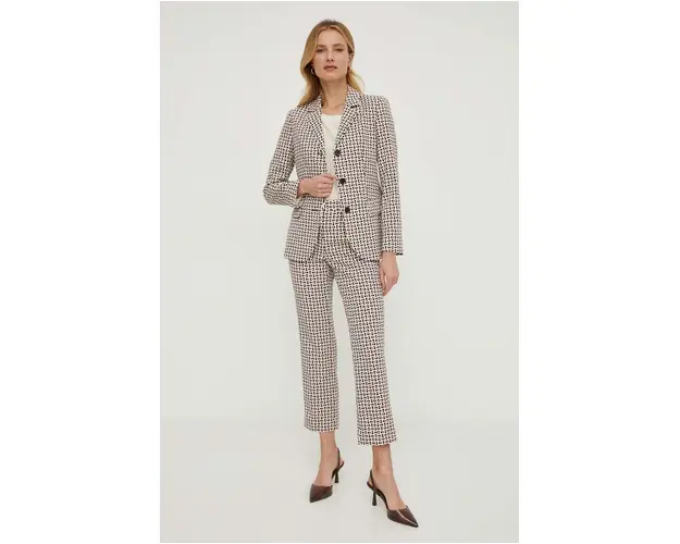 Sisley pantaloni femei, drept, medium waist