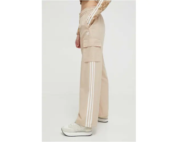 adidas Originals pantaloni de trening culoarea bej IZ0717