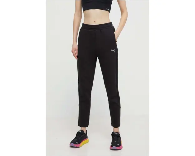 Puma pantaloni de antrenament Evostripe culoarea negru, uni, 677880