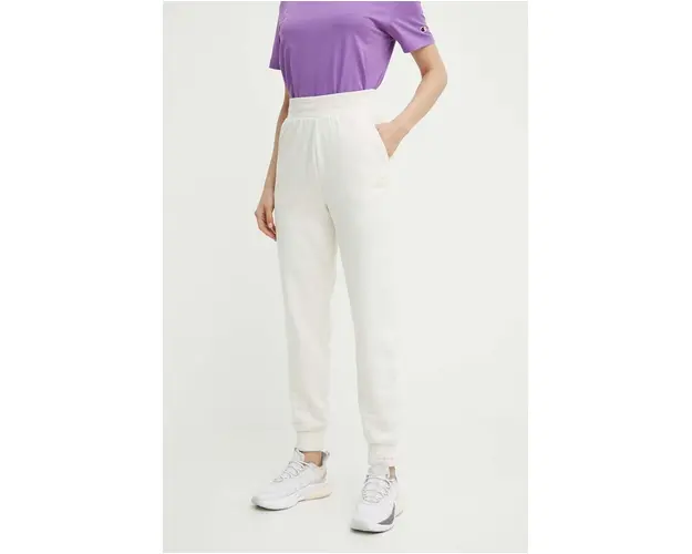 Puma pantaloni de trening culoarea bej, uni, 847093
