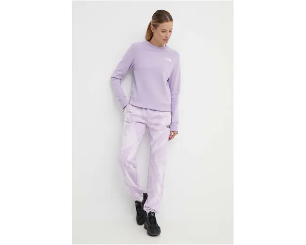 The North Face pantaloni de trening culoarea violet, modelator, NF0A881EUI61