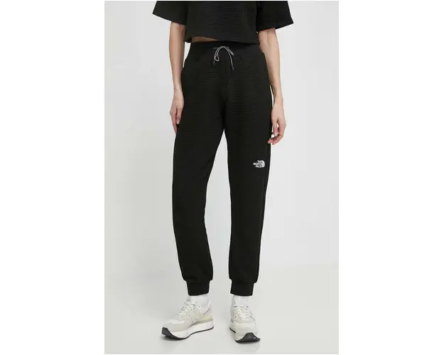 The North Face pantaloni de trening culoarea negru, neted, NF0A853YJK31