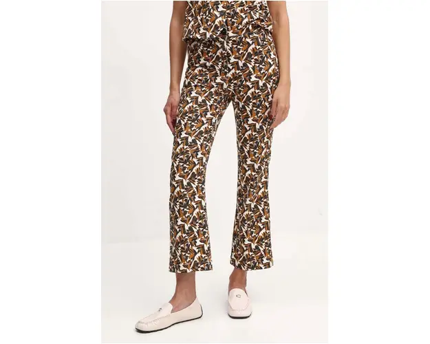 Weekend Max Mara pantaloni femei, evazati, high waist, 2415131013600