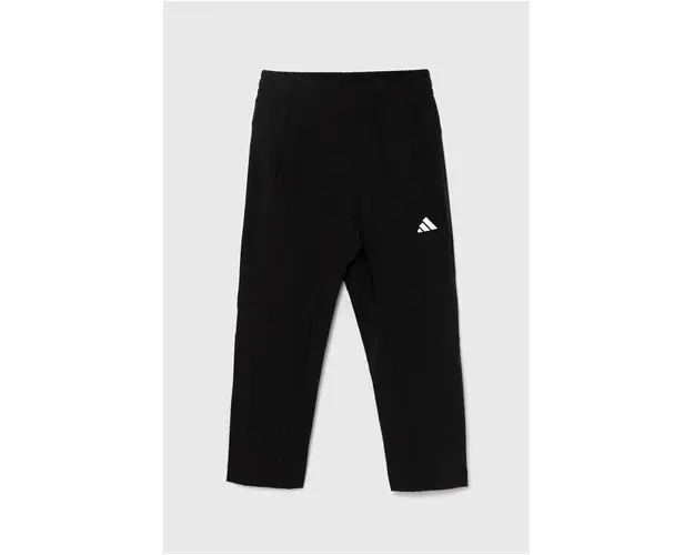 adidas pantaloni de trening pentru copii culoarea negru, neted