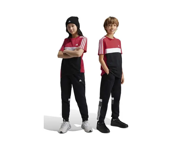 adidas pantaloni de trening pentru copii culoarea negru, cu imprimeu