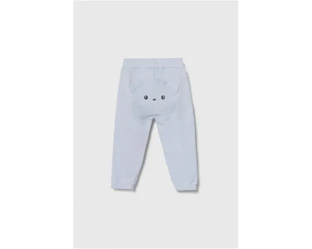 United Colors of Benetton pantaloni de trening din bumbac pentru bebelusi cu imprimeu