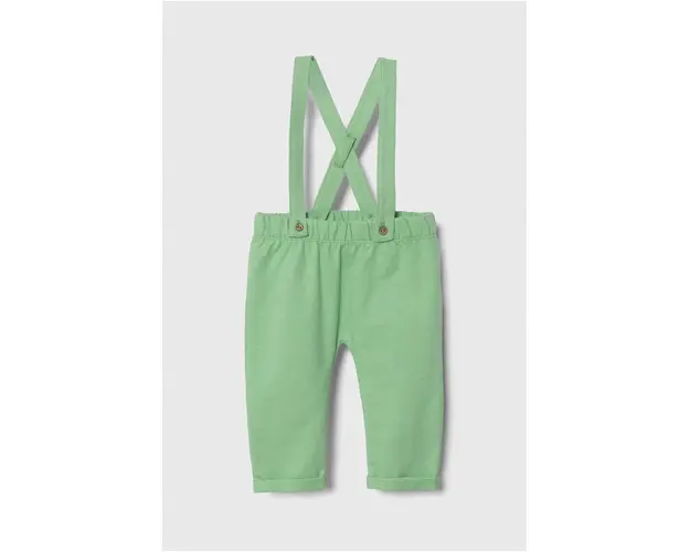 zippy pantaloni de trening pentru bebelusi culoarea verde, cu imprimeu