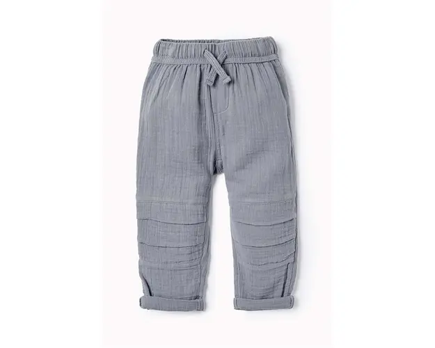 zippy pantaloni din bumbac pentru bebelusi culoarea verde, neted