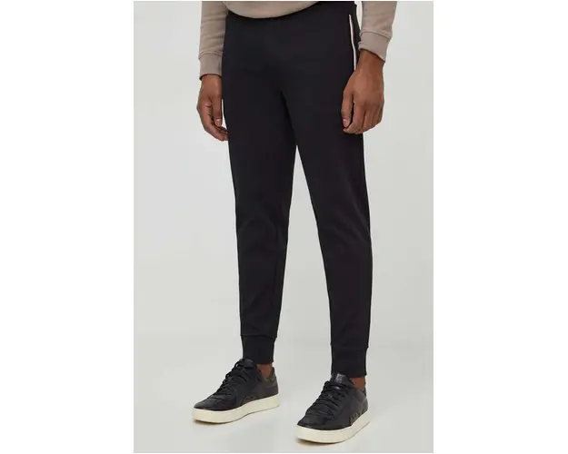BOSS pantaloni de trening culoarea negru, uni 50505782