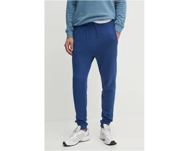 Boss Orange pantaloni de trening din bumbac melanj