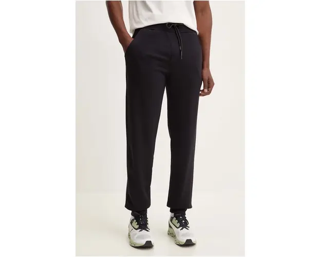 Iceberg pantaloni de trening culoarea negru, neted