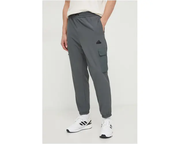 adidas pantaloni de trening culoarea verde, uni IN3699