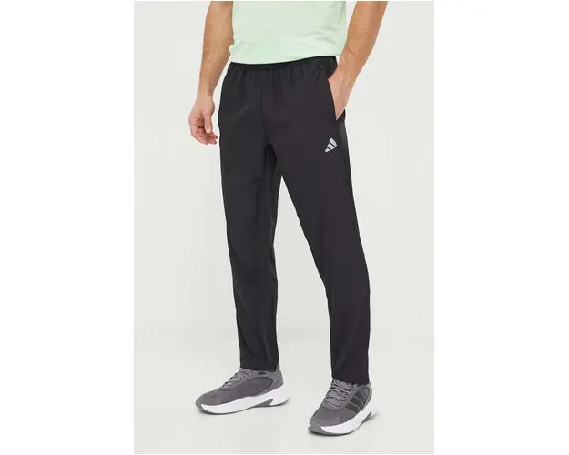 adidas Performance pantaloni de antrenament Gym+ culoarea negru, uni IP4472