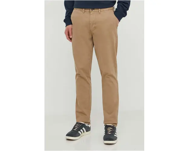 Billabong pantaloni barbati, culoarea bej, mulata, ABYNP00157