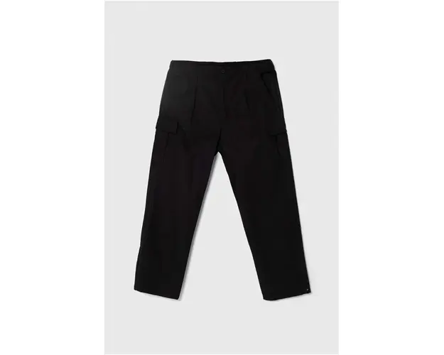 adidas Originals pantaloni de bumbac culoarea negru, cargo IR7737