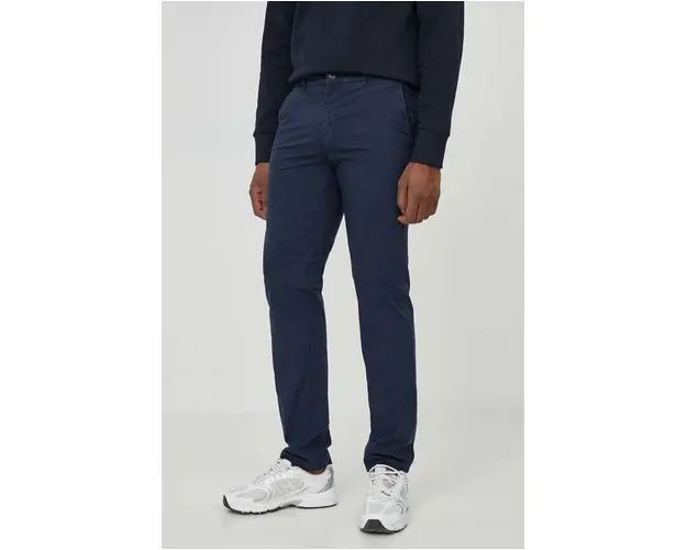 North Sails pantaloni barbati, culoarea albastru marin, mulata, 673071