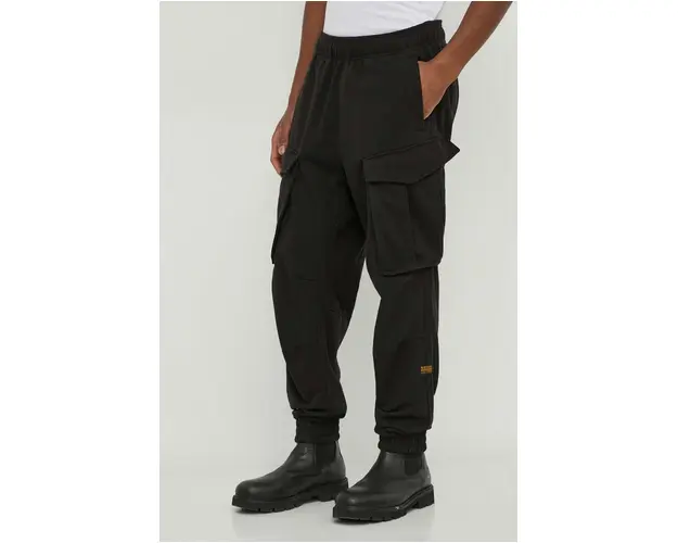 G-Star Raw pantaloni de trening culoarea negru, neted