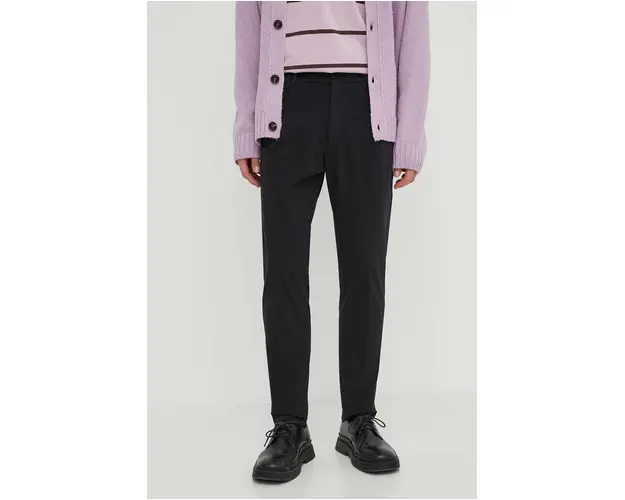 Drykorn pantaloni CHASY barbati, culoarea negru, drept, 270119 40393