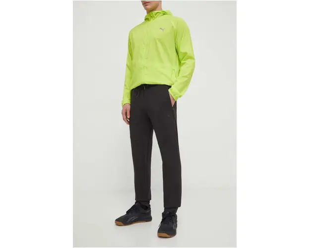 Puma pantaloni de antrenament Pumatech culoarea negru, cu imprimeu, 624388