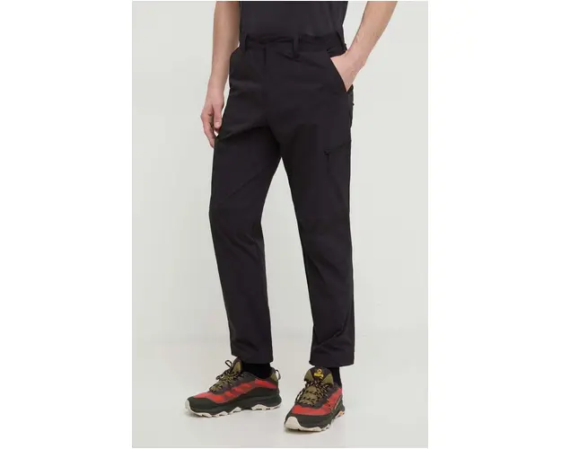 Jack Wolfskin pantaloni de exterior Wanderthirst culoarea negru