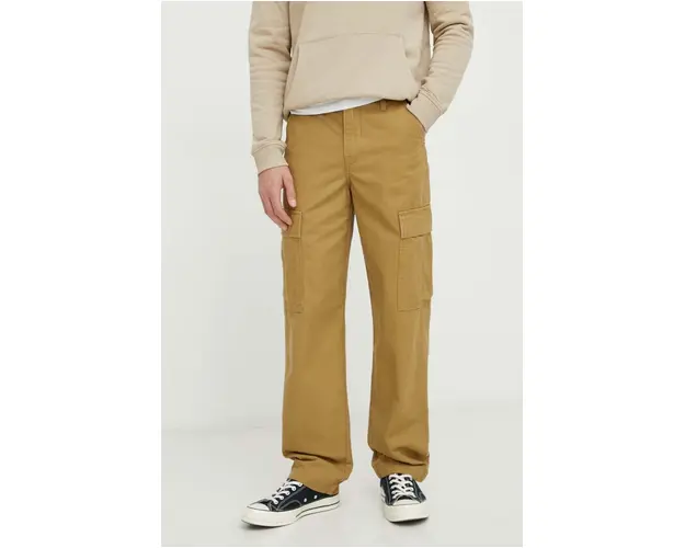 Levi's pantaloni barbati, culoarea bej, drept