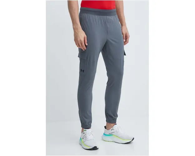 Under Armour pantaloni de antrenament culoarea gri
