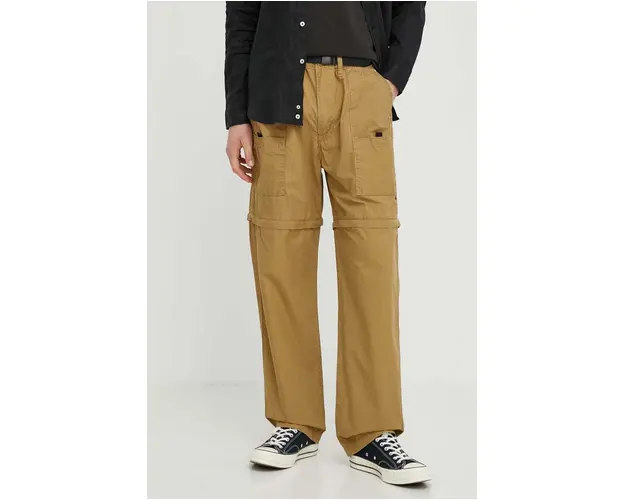 Levi's pantaloni barbati, culoarea bej, drept