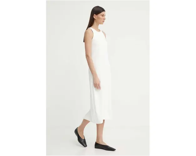 Drykorn rochie NEDONA culoarea bej, midi, mulata, 134080 60614