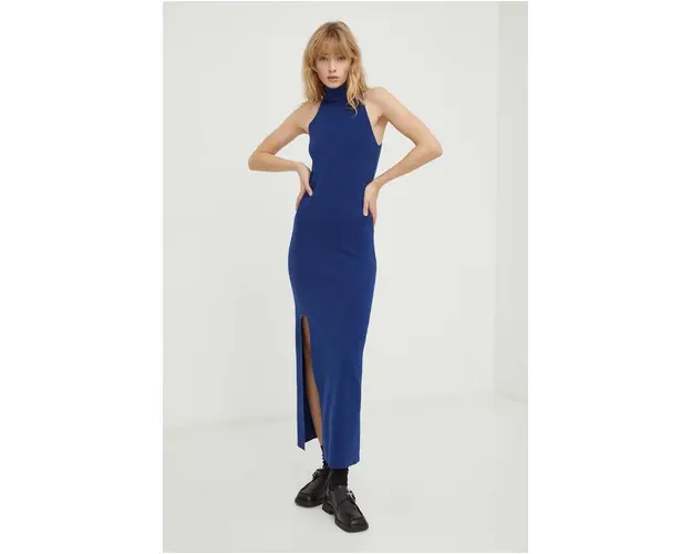 G-Star Raw rochie din bumbac maxi, mulata