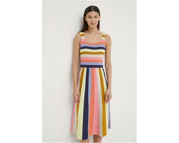 PS Paul Smith rochie din bumbac mini, evazati