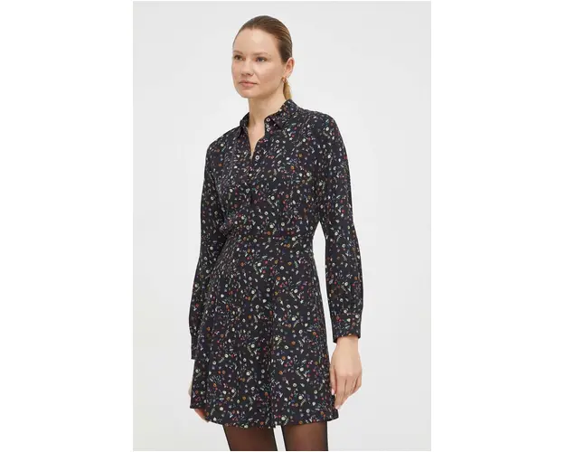 PS Paul Smith rochie culoarea negru, mini, evazati