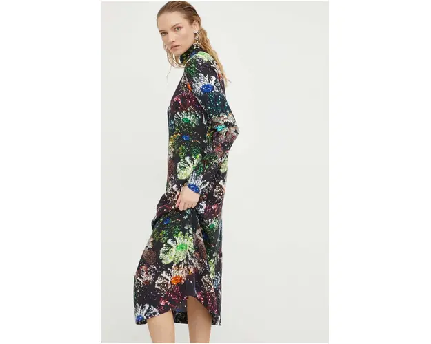 Stine Goya rochie midi, drept SG5398