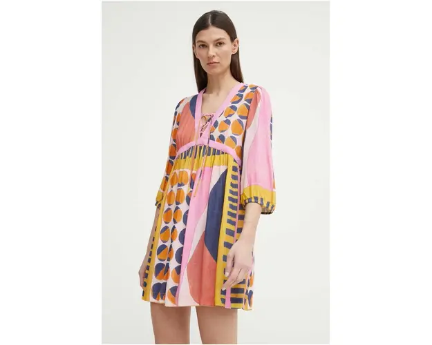 BA&SH rochie MYRIEM mini, evazati, 1E24MYRI