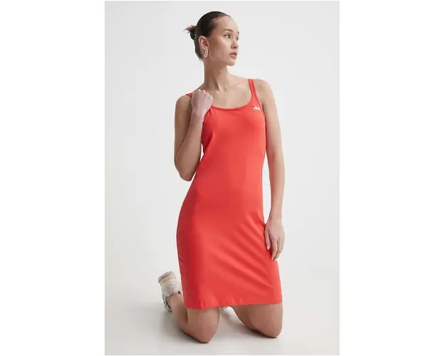 Fila rochie Brillon culoarea rosu, mini, mulata, FAW0704