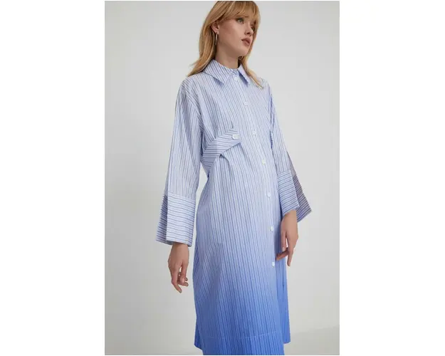 Stine Goya rochie din bumbac mini, evazati SG5586