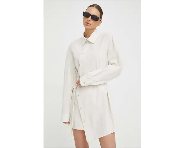 Won Hundred rochie culoarea bej, mini, evazati 2700-14222