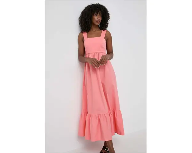 BOSS rochie culoarea violet, maxi, evazati 50511834