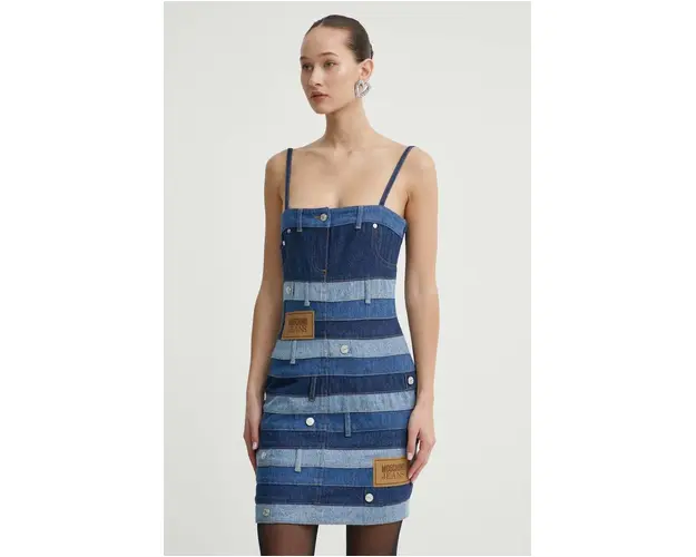 Moschino Jeans rochie jeans mini, mulata