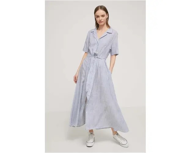 North Sails rochie culoarea albastru marin, maxi, evazati, 094168