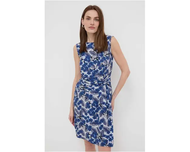 Weekend Max Mara rochie culoarea bleumarin, mini, evazati 2415620000000