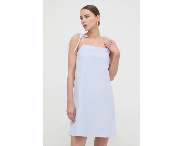 Max Mara Leisure rochie din bumbac mini, evazati 2416220000000