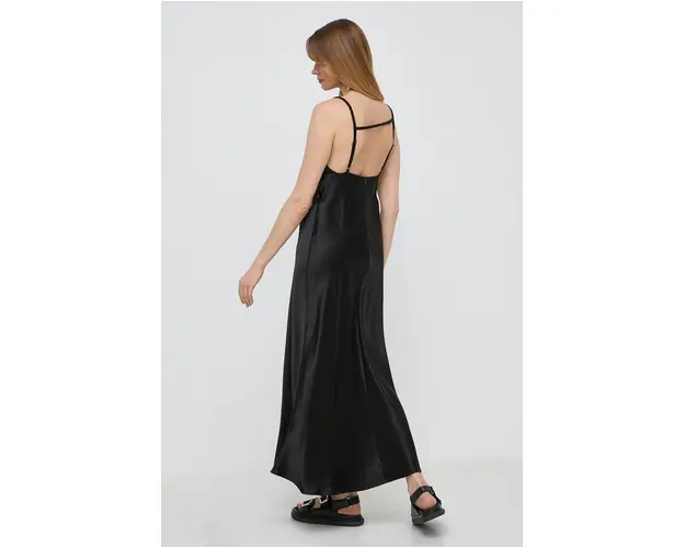 Max Mara Leisure rochie culoarea negru, maxi, evazati 2416220000000